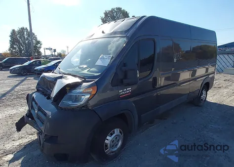 2015 Ram Promaster 2500 High Roof z USA, uszkodzony, nr VIN 3C6TRVDGXFE501833